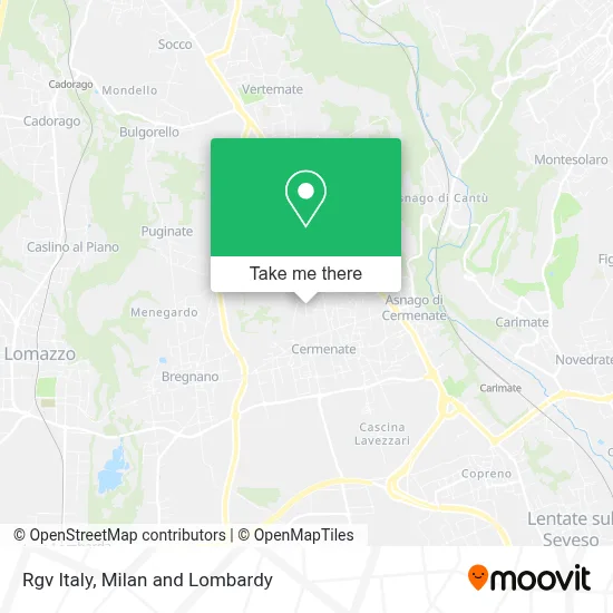 Rgv Italy map