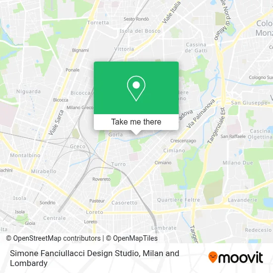 Simone Fanciullacci Design Studio map