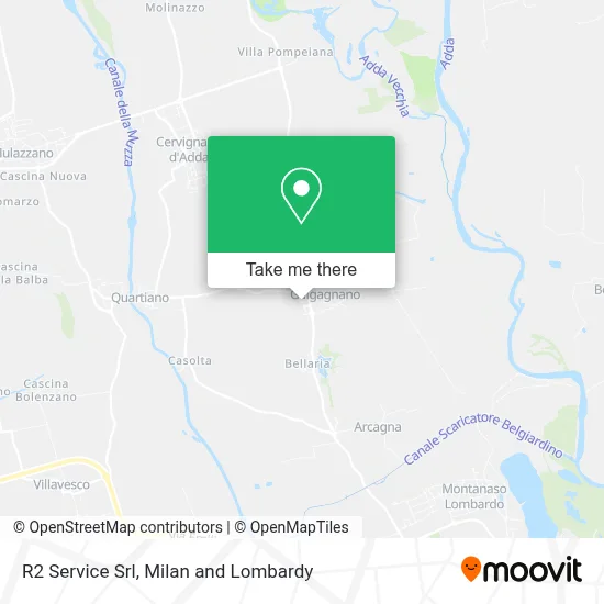 R2 Service Srl map