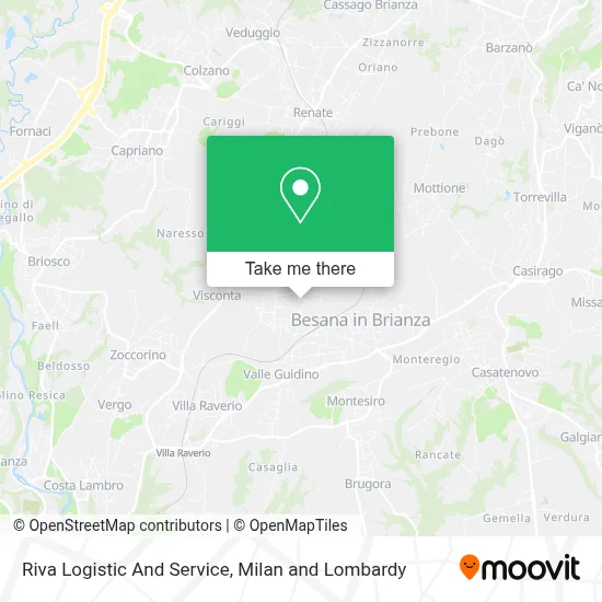 Riva Logistic And Service map
