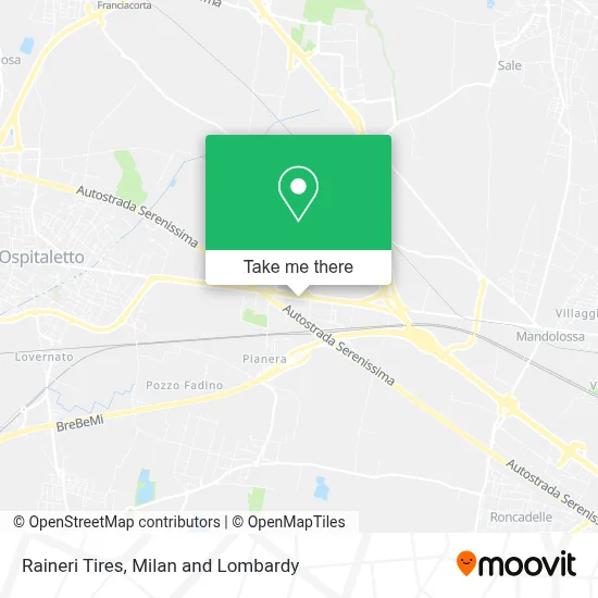 Raineri Tires map