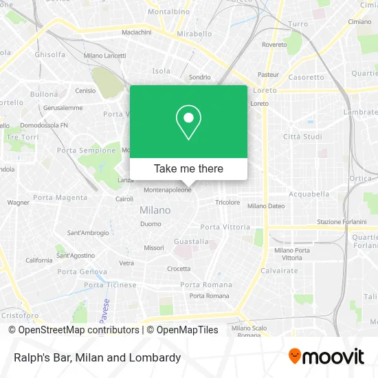 Ralph's Bar map