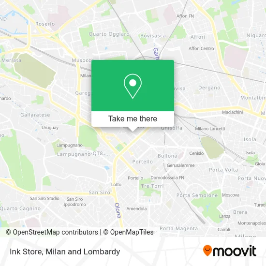 Ink Store map