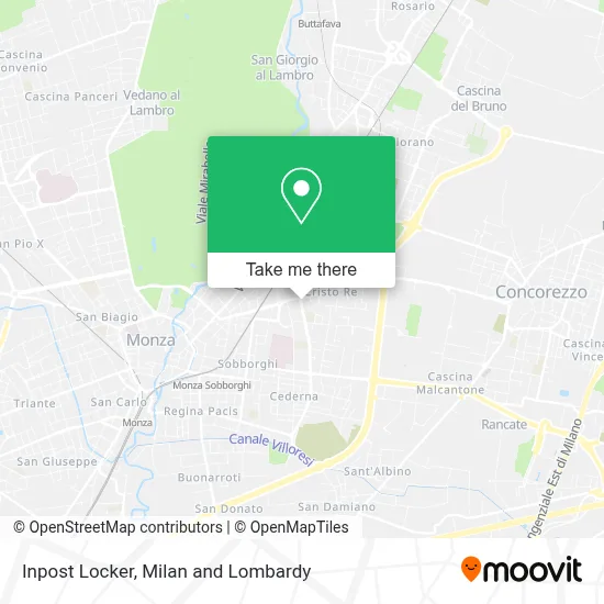 Inpost Locker map