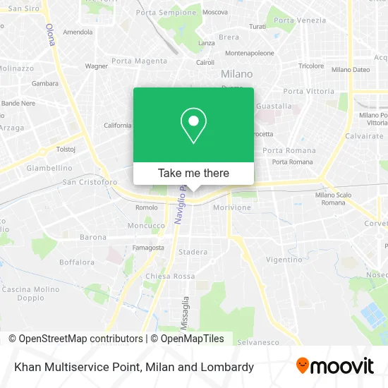 Khan Multiservice Point map