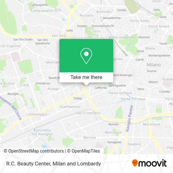 R.C. Beauty Center map