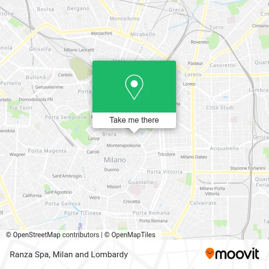 Ranza Spa map