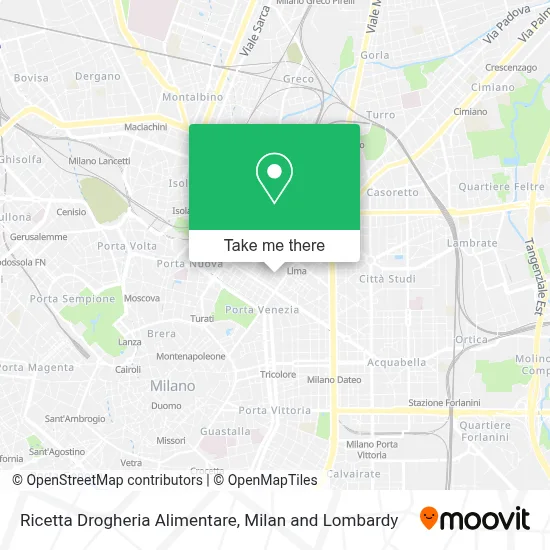 Ricetta Drogheria Alimentare map