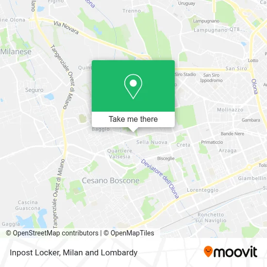 Inpost Locker map