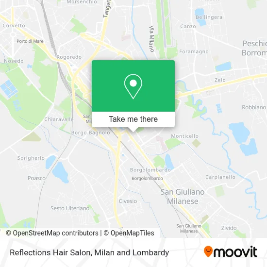 Reflections Hair Salon map
