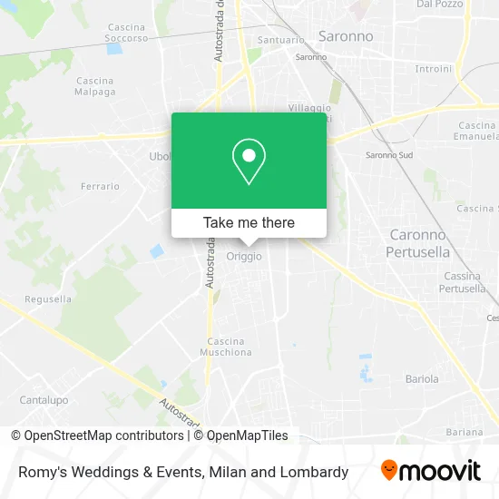 Romy's Weddings & Events map