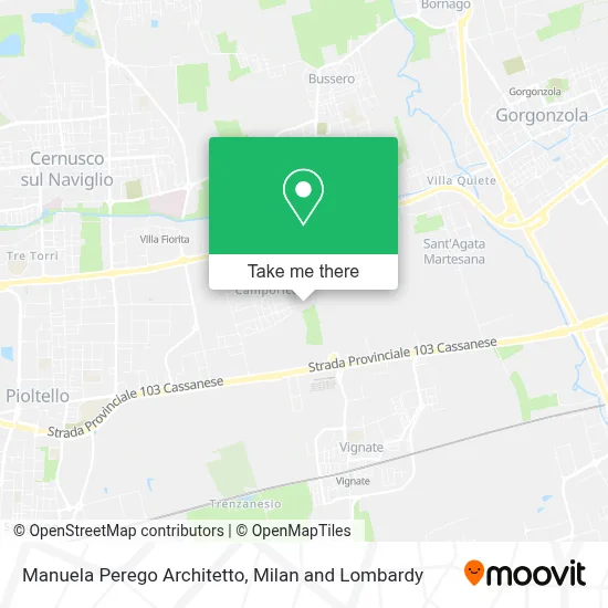 Manuela Perego Architetto map