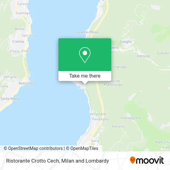 Ristorante Crotto Cech map