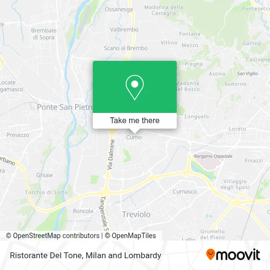 Ristorante Del Tone map