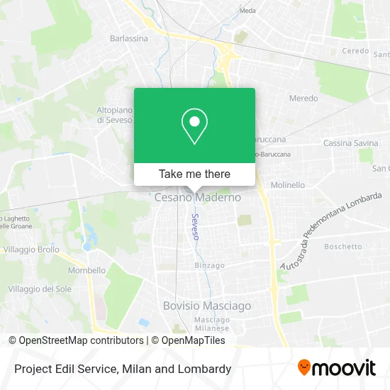 Project Edil Service map