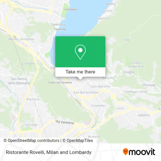 Ristorante Rovelli map