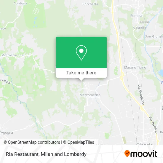 Ria Restaurant map
