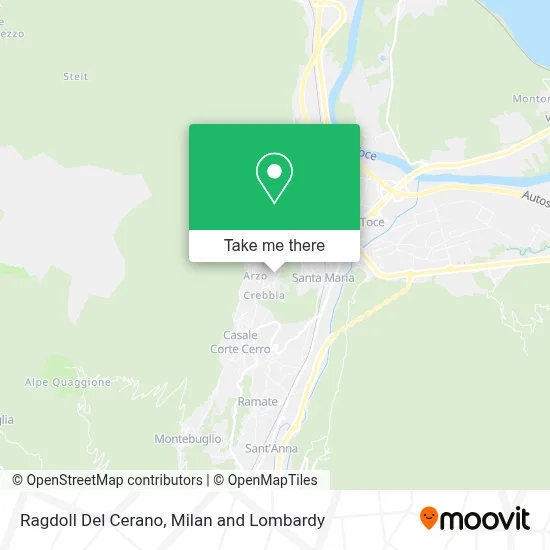 Mappa Ragdoll Del Cerano