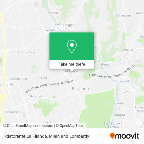Ristorante La Filanda map