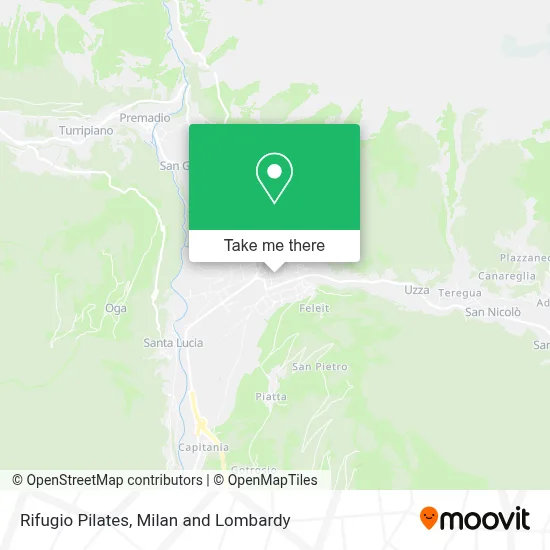 Rifugio Pilates map