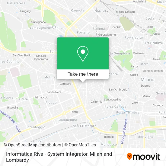 Informatica Riva - System Integrator map