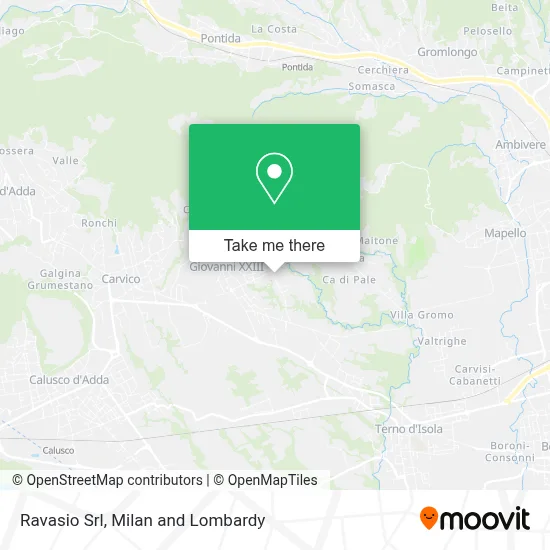 Ravasio Srl map