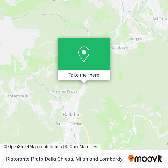 Ristorante Prato Della Chiesa map