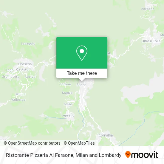 Ristorante Pizzeria Al Faraone map