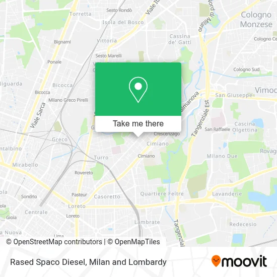 Rased  Spaco Diesel map