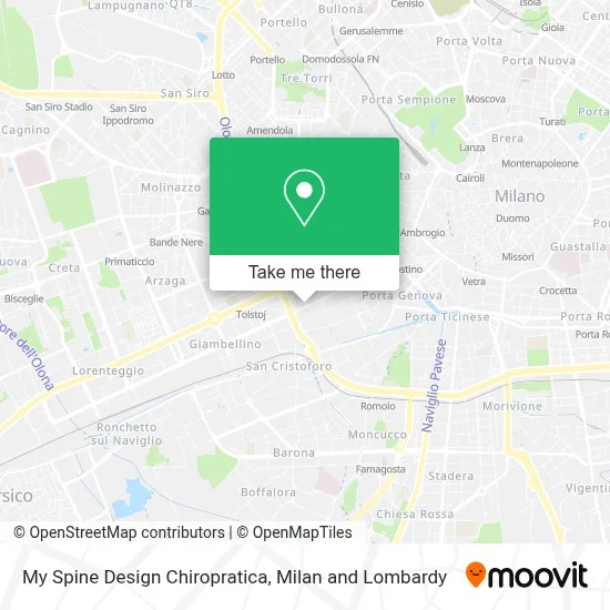 My Spine Design Chiropratica map