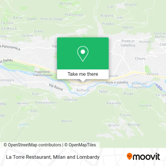 La Torre Restaurant map
