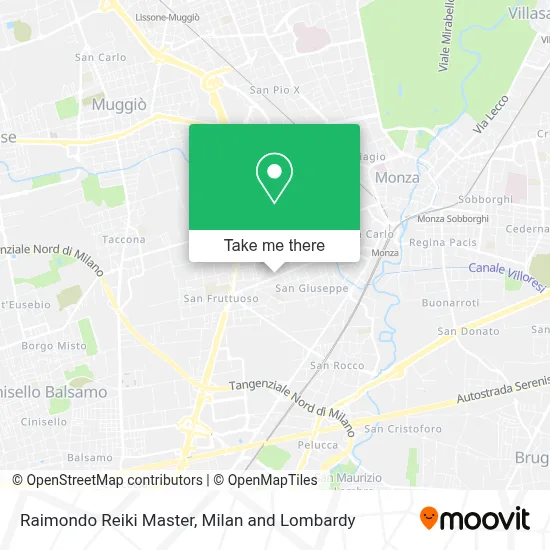 Raimondo Reiki Master map