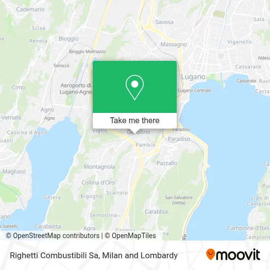 Righetti Combustibili Sa map
