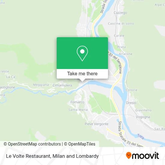 Le Volte Restaurant map
