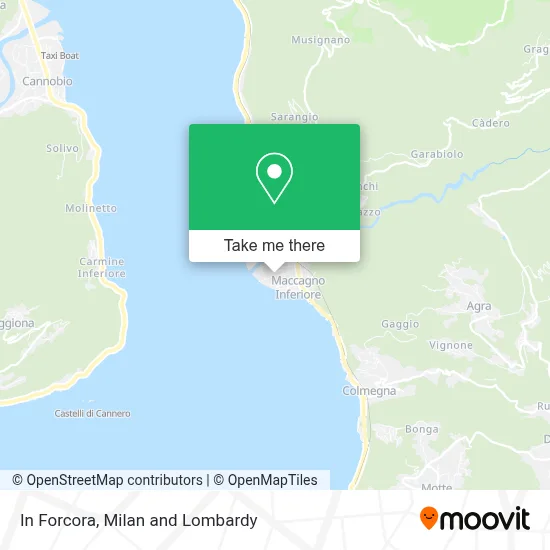 In Forcora map