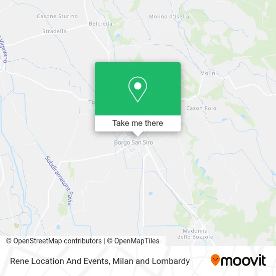 Rene Location And Events map