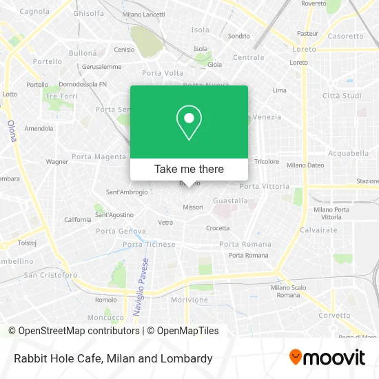 Rabbit Hole Cafe map