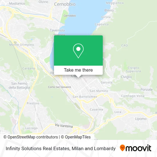 Infinity Solutions Real Estates map