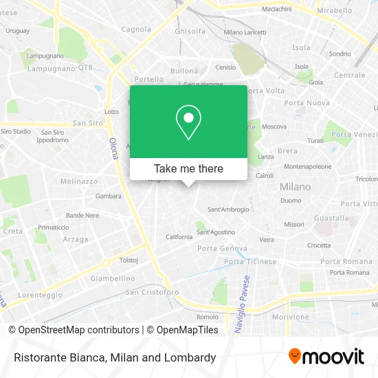 Ristorante Bianca map