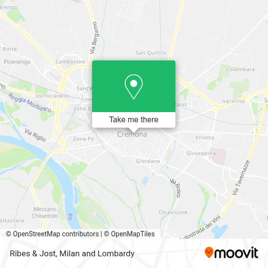 Ribes & Jost map