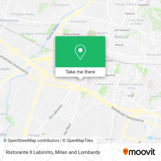 Ristorante Il Labirinto map