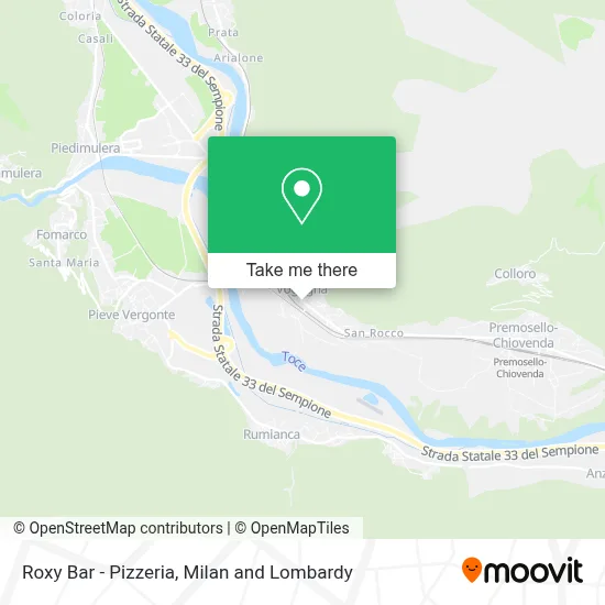 Roxy Bar - Pizzeria map