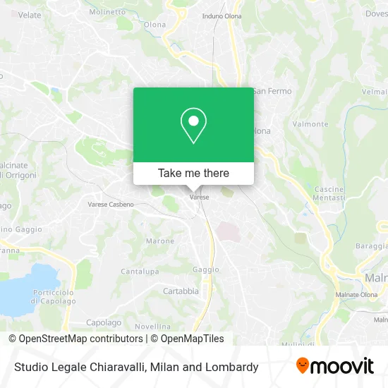 Studio Legale Chiaravalli map