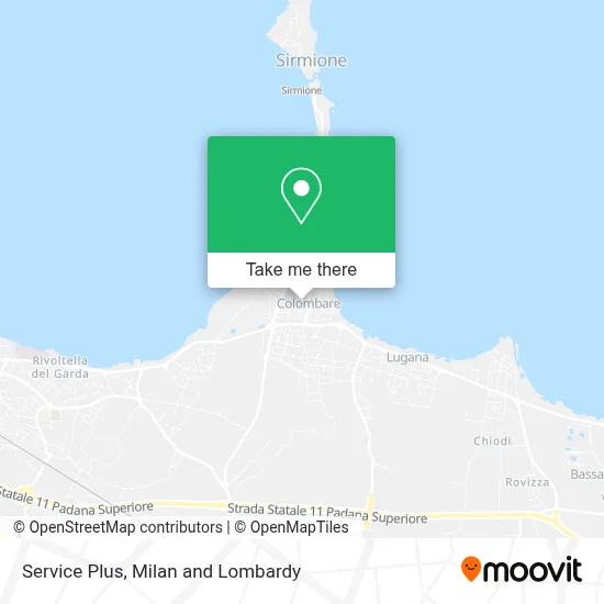 Service Plus map