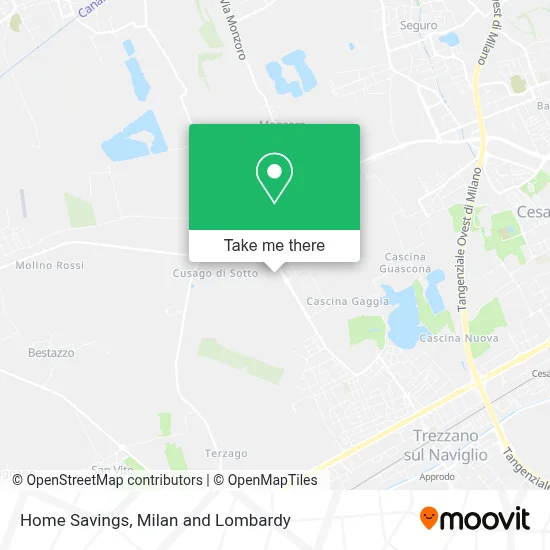 Home Savings map