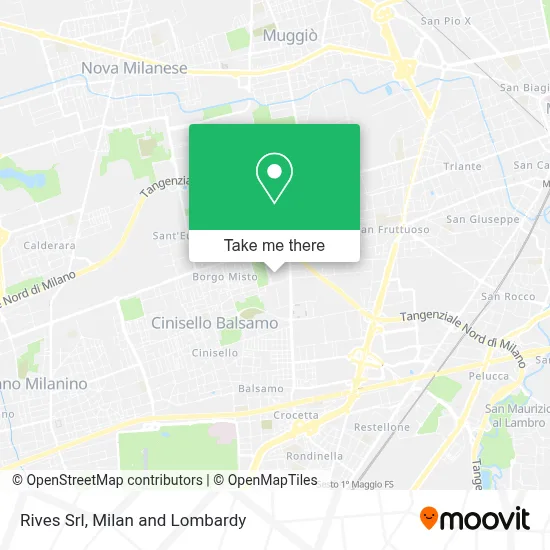 Rives Srl map