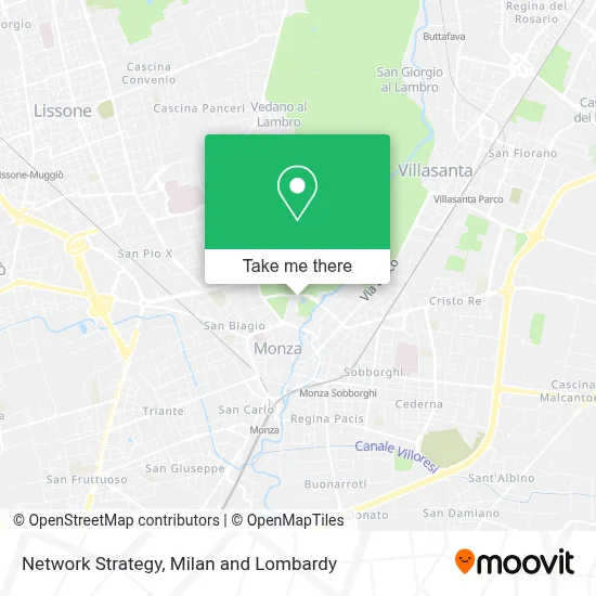 Network Strategy map