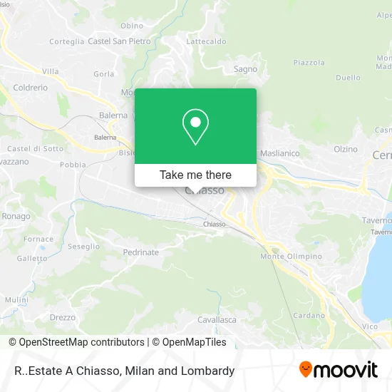R..Estate A Chiasso map