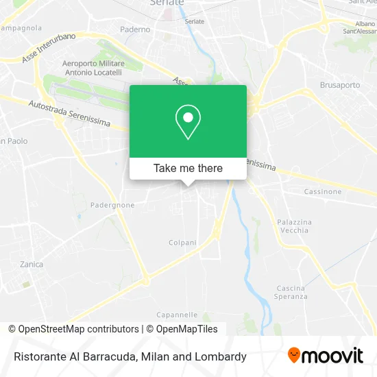 Ristorante Al Barracuda map