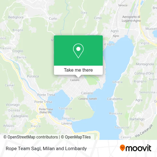 Rope Team Sagl map